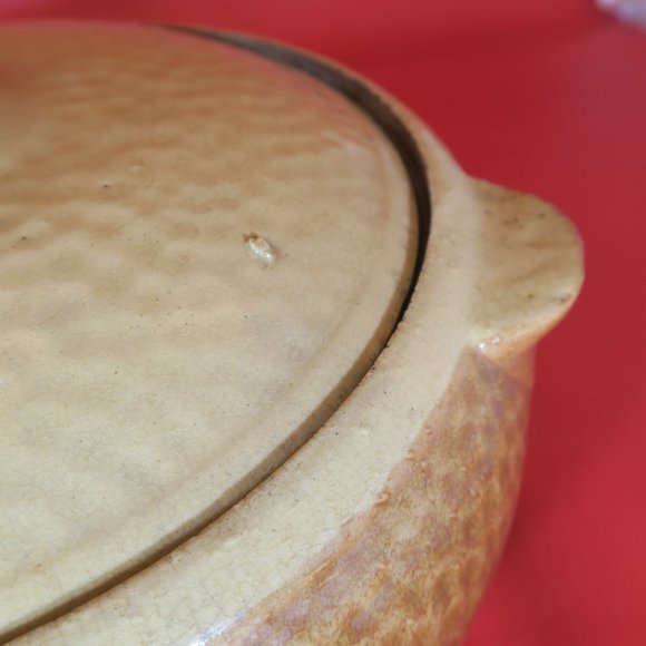 KLA Ham'rd Vintage Oven Ware Lidded Pottery Bowl 43-18 - Picture 10 of 16